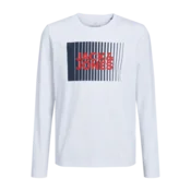 Jack & Jones Junior Majica dug rukav za decake JJECORP, bela