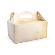 PartyDeco Poročna škatla za uslugo 10 kosov 19x14x9cm -