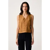 United Colors of Benetton bluza ženska lanena
