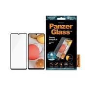 PanzerGlass Kaljeno steklo PanzerGlass E2E Super+ antibakterijsko za Samsung Galaxy A42 5G - s črnim okvirjem