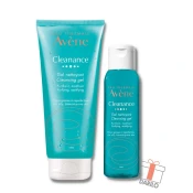 Avene Cleanance gel za čiščenje, 200 ml + Avene Cleanance gel 100 ml