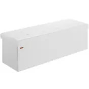 Tabure s shranjevalnim prostorom BELLA, 115x40x40cm, bela Casaria