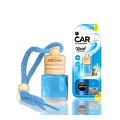 slomart AMiO osvežilec zraka AROMA WOOD Fresh Linen, steklenička z lesenim zamaškom