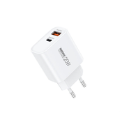 REMAX Strujni Fast punjac Kiddy 1xUSB3.0+1 xTIP C 20W RP-U120, beli REMAX
