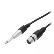 4362# Konektorski vtič 6.3mn-XLR mikrofonski vtič 5m