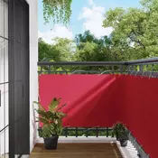 Balcony ekran Tamno crvena 100 x 800 cm Oxford tkanina