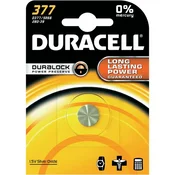 Duracell gumbna baterija 377 srebrna ok