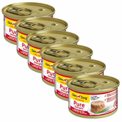 GimDog Pure Delight tuna + govedina 6x85 g