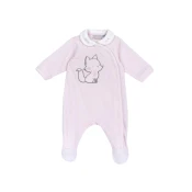 Chicco Kombinezon temno siva/roza/bela