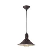 Brilagi - Viseča svetilka na kablu FORGE, 1xE27/60W/230V, premer 22 cm, črna