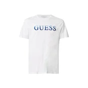 GUESS Majica modra/svetlo modra/temno modra/bela