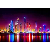 shumee Ob_XL_29 - Diamantna slika 50x70 - Mesto, Dubaj
