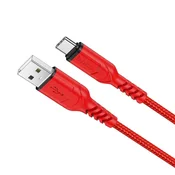 HOCO X59 Victory Type-C 3A kabel za punjenje, crveni, 1 m