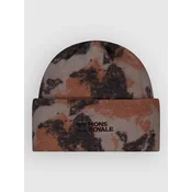 Mons Royale Pileup Wool Fleece Beanie mtn camo orange