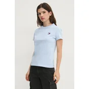 Tommy Jeans Majica DW0DW20153 Svetlo modra Regular Fit