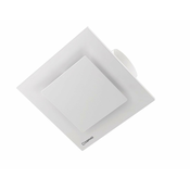 SAPHO Aksialni ventilator TECTO, 20 W, cev 100 mm, bel - Bela - 24 - Plastika - 20,00 - - TECTO VENTILATORS - 256x256x41 mm