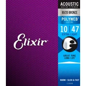 ELIXIR 11000 Polyweb 010-047 Žice za akusticnu gitru