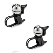 INF Mini kolesni zvonec 2-pack – bakrena prevleka, hitro namestitev Silver, (5000295623)