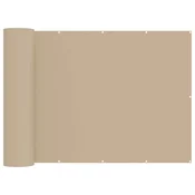 Vidaxl Zaslon za zasebnost na balkonu 200 x 800 cm Blago s PU prevleko