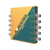 AVMATRIX SD1191 1 x 9 SDI Distribucijski ojačevalnik s ponovnim zaklepanjem