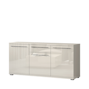 JELA KOMODA K180-3K1F/PN - kolekcija Piano - Bež lak/Bež Lak - 180x85x45 cm