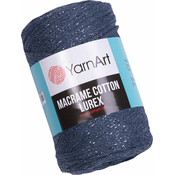 Yarn Art Macrame Cotton Lurex 2 mm 730 Navy Blue