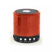 GEMBIRD Portable Bluetooth speaker SPK-BT-08-R +handsfree 3W, FM, microSD, AUX, red