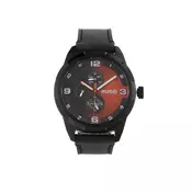 Ročna ura HUGO Grip 1530275 Črna