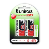 Uniross UH2C3000 Polnilna baterija C Ni-Mh UH2C3000 (2 kom)