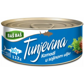 TUNA KOMADI U SOJINOM ULJU BAS BAS 160G