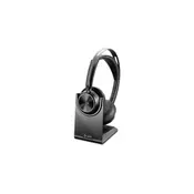 Poly Voyager Focus 2 Bluetooth Headset incl. Charging Station USB-C Bluetooth Adapter incl. Adapter USB-C/ -A Certified for Microsoft Teams
