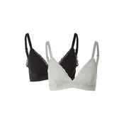 Calvin Klein Underwear Nedrček siva/črna