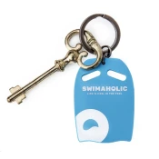Swimaholic keychain blue