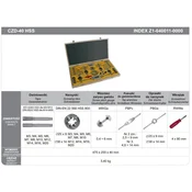 SET ROČNEGA ORODJA ZA REZANJE NAVOJEV M3-M20 HSS CZD-40