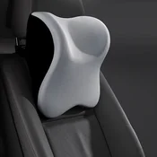 Icaroom Jastuk za vrat za auto sedište, Sivi