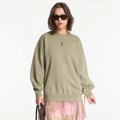 Obleka Diesel D-Orely Sweatshirt Dress Green M