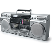 Muse M-380 GBS Ghetto Blasters, srebrne barve | Muse