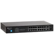 slomart Switch PoE GTX-B1-18-16G1SFP/X, 16-port