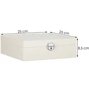 Springos Skrinjica za nakit 25,3X25,3X8,5 CM HA1079