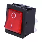 Prekidac wipp 16A/250V 2-pol sa ind crveni C1553ABNAX