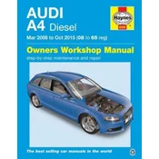 Audi A4 Diesel (Mar 08 - Oct 15) 08 To 65