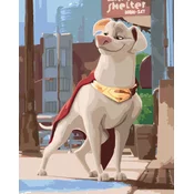Zuty Slikanje po številkah Kripto z nagajivim pogledom (DC League Of Super-Pets)