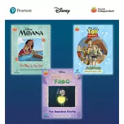 Pearson Bug Club Disney Year 1 Pack E, including decodable phonics readers for phase 5; Moana: The Way to the Sea, Toy S