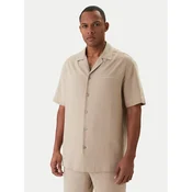 Emporio Armani Srajca EM000593 AF20590 U6213 Bež Regular Fit
