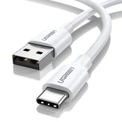 Infostyle Polnilni kabel UGREEN USB v USB C 2m - Bela Bela