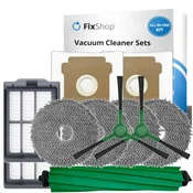 Set rezervnih dijelova za iRobot Roomba Plus 405 Combo, 505 Combo (1x Glavna cetka, 2x Filter, 2x Bocna cetka, 4x Krpa za brisanje, 2x Vrecica za praš