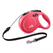 Flexi New CLASSIC - RDEČ - vrvica 8m - M