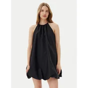Rinascimento Cocktail obleka CFC0124139003 Črna Regular Fit