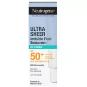 Neutrogena Ultra Sheer nevidni vlažilni fluid za zaščito pred soncem oil control - ZF 50+, 50 ml