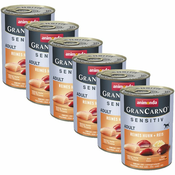 Animonda GranCarno Sensitiv Adult – piščanec in riž 6x400g